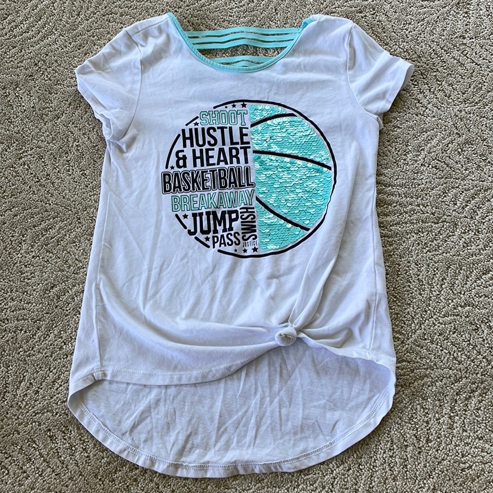 Justice Basketball Tee